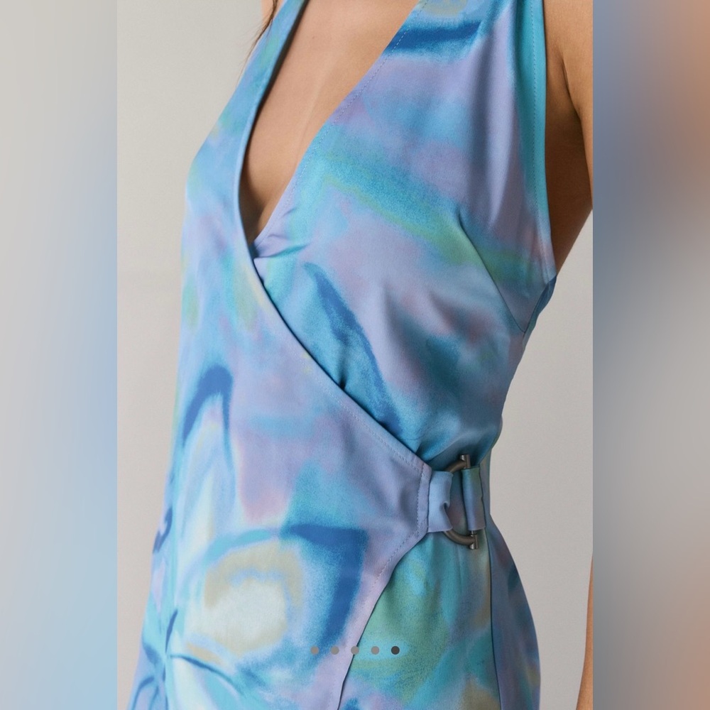 Kimchi Blue Raya Plunging Halter Wrap
Mini Dress | Size S